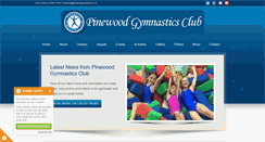 Desktop Screenshot of pinewoodgymnastics.co.uk