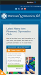Mobile Screenshot of pinewoodgymnastics.co.uk